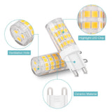 FBA Warm White No stroboscopic 5W G9 Corn Bulb Ceramic Highlight (6 Pack) AC220-240V In Australia - Darrahopens