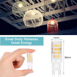 FBA Warm White No stroboscopic 5W G9 Corn Bulb Ceramic Highlight (6 Pack) AC220-240V In Australia - Darrahopens