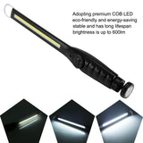 Portable 600lm High Bright LED Flashlight USB Rechargeable Torch Light with Magnet Working