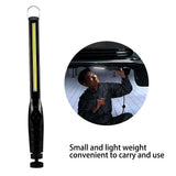 Portable 600lm High Bright LED Flashlight USB Rechargeable Torch Light with Magnet Working
