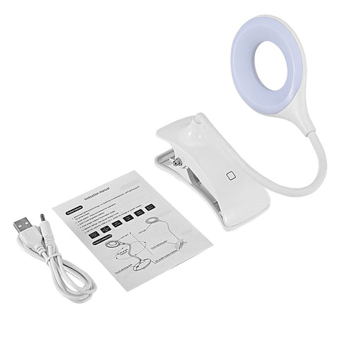 Rechargeable Clip on Clamp LED Lights Desk Table Lamp Eye Care for Reading Study Lighting In Australia - Darrahopens