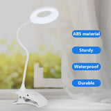 Rechargeable Clip on Clamp LED Lights Desk Table Lamp Eye Care for Reading Study Lighting In Australia - Darrahopens