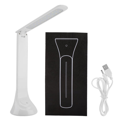 Rechargeable Folding LED Light Desk Table Desktop Lamp Eye Care for Reading Study Lighting In Australia - Darrahopens