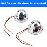 Boat Navigation 12V Marine Yacht Light LED Bow Side Lights Pontoons Sailing Signal Lamp