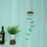 Outdoor Waterproof Solar Panel LED Dragonfly Wind Chimes Home Garden Decor Light (Green) In Australia - Darrahopens