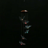 Outdoor Waterproof Solar Panel LED Butterfly Wind Chimes Home Garden Decor Light (transparent) In Australia - Darrahopens