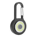 Lightweight LED Walking Light Safety Lamp with Carabiner for Night Running Cycling Black