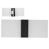 LED Acrylic Indoor Room Wall Mounted Sconce Light Bed Night Lamp (Warm Light & Black L)
