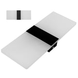 LED Acrylic Indoor Room Wall Mounted Sconce Light Bed Night Lamp (Warm Light & Black L)