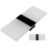 LED Acrylic Indoor Room Wall Mounted Sconce Light Bed Night Lamp (Warm Light & Black L)