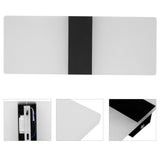 LED Acrylic Indoor Room Wall Mounted Sconce Light Bed Night Lamp (Warm Light & Black L)