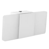 LED Acrylic Indoor Room Wall Mounted Sconce Light Bed Night Lamp (Warm Light & White L)