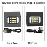 Portable COB Light Night USB Charging Safety LED Lamp for Outdoor Sports Running Cycling