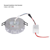 3W LED Ceiling Recessed Downlight Lighting Fixture Lamp Spot Light Home Colorful Light