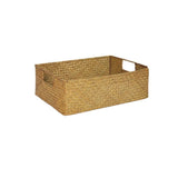 Handmade Seaweed Storage Basket Woven Storage Box with Handle for Home Kitchen Office In Australia - Darrahopens