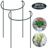 Plant Support Plant Stake Half Round Plant Support Ring Garden Flower Support Plant Support Stakes for Indoor Plants