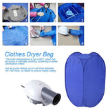 Portable Dryer Home Small Dryer Orange Portable Clothes Dryer for Home and Traveling