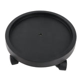 Rolling Plant Stand 4 Wheels Thickened Plastic Flower Pot Moving Tray for Home Garden Indoor Outdoor 34cm ID Black In Australia - Darrahopens