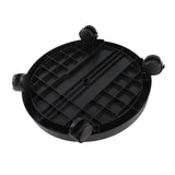 Rolling Plant Stand 4 Wheels Thickened Plastic Flower Pot Moving Tray for Home Garden Indoor Outdoor 34cm ID Black In Australia - Darrahopens