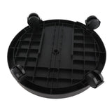 Rolling Plant Stand 4 Wheels Thickened Plastic Flower Pot Moving Tray for Home Garden Indoor Outdoor 34cm ID Black