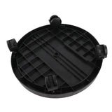 Rolling Plant Stand 4 Wheels Thickened Plastic Flower Pot Moving Tray for Home Garden Indoor Outdoor 34cm ID Black