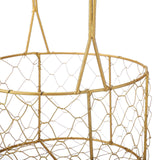 Golden Iron Crafts Hand Gift Flower Basket Handheld Flower Basket Flower Bundle Packaging Basket In Australia - Darrahopens