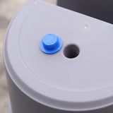 2PCS White Color Guardrail Saddle Pot Thickened PP Resin Hanging Saddle Railing Planter for Office Balcony