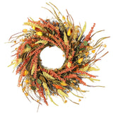 Decorative Wreath Outside Home Front Door Hanging Artificial Garland Thanksgiving Decoration 24in 62cm OD In Australia - Darrahopens