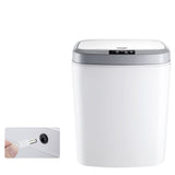 White Color Smart Sensing Trash Can 16L Capacity Infrared Automatic Motion Sensor Bathroom Trash Can In Australia - Darrahopens