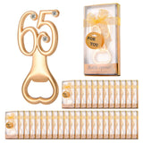36pcs Bottle Opener Zinc Alloy Exquisite Rose Gold Bottle Opener Set for 65 Years Old Birthday Party In Australia - Darrahopens