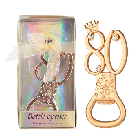 Birthday Number 80 Bottle Opener Alloy Party Favors Beer Bottle Opener for Birthday Wedding Anniversary In Australia - Darrahopens
