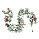 Lifelike Berry Flower Vine with Light 180cm Berry Flower Plant Vine Decor for Festival Wedding Birthday Garden In Australia - Darrahopens