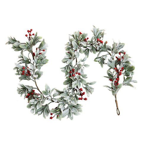Lifelike Berry Flower Vine with Light 180cm Berry Flower Plant Vine Decor for Festival Wedding Birthday Garden In Australia - Darrahopens