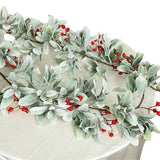 Lifelike Berry Flower Vine with Light 180cm Berry Flower Plant Vine Decor for Festival Wedding Birthday Garden In Australia - Darrahopens