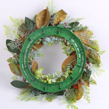 Front Door Artificial Wreath with Red Berry Eucalyptus Leaves Pinecone for Holiday Farmhouse Wedding In Australia - Darrahopens