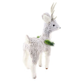 Xmas Deer Decoration Exquisite Cute Desktop Holiday Simulation Elk Figurine for Show Window Decoration