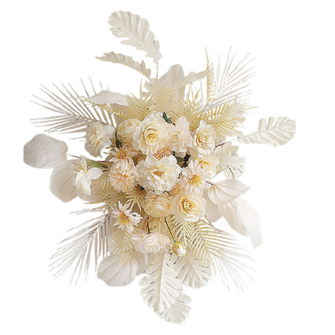 Artificial Wedding Floral Swag Simulation Decorative Wedding Background Hanging Flower Champagne In Australia - Darrahopens