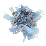 Artificial Wedding Floral Swag Simulation Decorative Wedding Background Hanging Flower Blue In Australia - Darrahopens