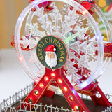 Illuminated Rotating Ferris Wheel Musical Toy Ferris Wheel Music Box Xmas Home Decoration