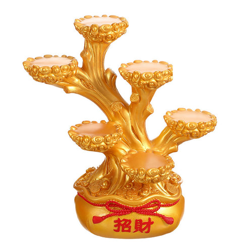 Fortune Statue Resin Fortune Figurine Chinese New Year Decoration for Home Office Money Tree Gold In Australia - Darrahopens
