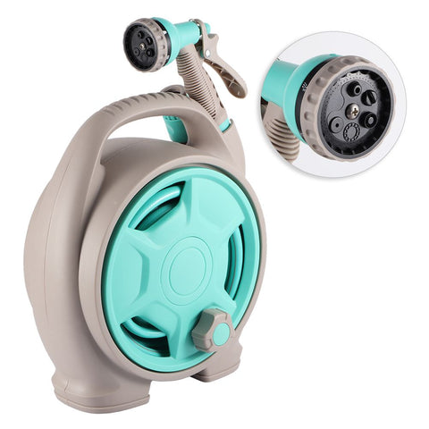Hose Cart Water Pipe Reel Rack with High Pressure Garden Hose Sprayer Watering Accessories In Australia - Darrahopens