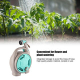 Hose Cart Water Pipe Reel Rack with High Pressure Garden Hose Sprayer Watering Accessories