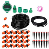 20m Garden Irrigation Timer Controller with 8-Holes Dripper Drip Irrigation Watering Kit In Australia - Darrahopens