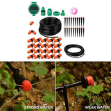 20m Garden Irrigation Timer Controller with 8-Holes Dripper Drip Irrigation Watering Kit