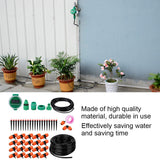 20m Garden Irrigation Timer Controller with 8-Holes Dripper Drip Irrigation Watering Kit