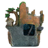 Distinctive Desktop Water Fountain Simulation Rockery Landscape Ornament with Atomizing EffectEU Plug 220V