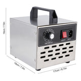 20g Timing Switch Stainless Steel Household Ozone Generator Machine Air Purifier OzonizerUK Plug 220V