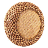 Household JapaneseStyle Round Floor Seats Cushion for Living Room Balcony Tatami Coffee Color