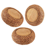 Household JapaneseStyle Round Floor Seats Cushion for Living Room Balcony Tatami Coffee Color