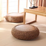 Household JapaneseStyle Round Floor Seats Cushion for Living Room Balcony Tatami Coffee Color